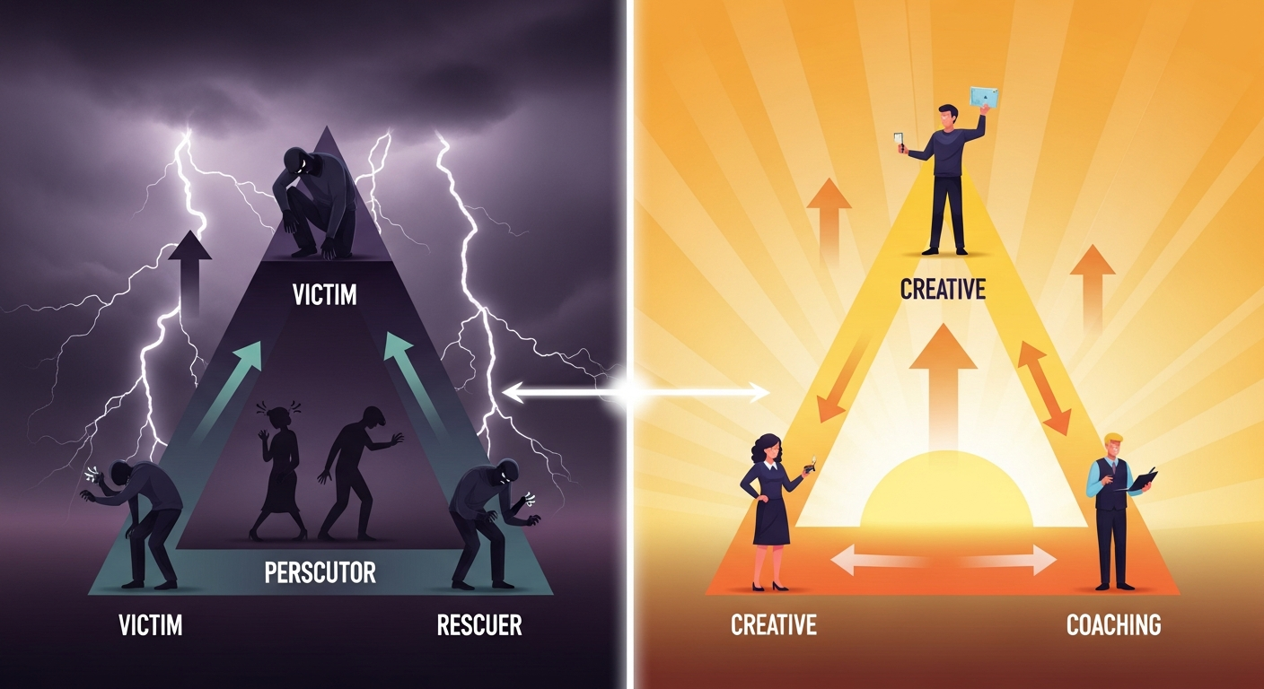 Drama Triangle vs Empowerment Dynamic